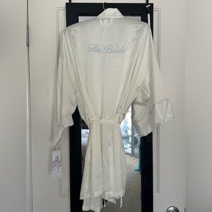 “The Bride” Satin Wrap, In Bloom by Jonquil, Size Medium